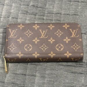 Louis Vuitton Monogram Canvas Wallet in Brown and Gold